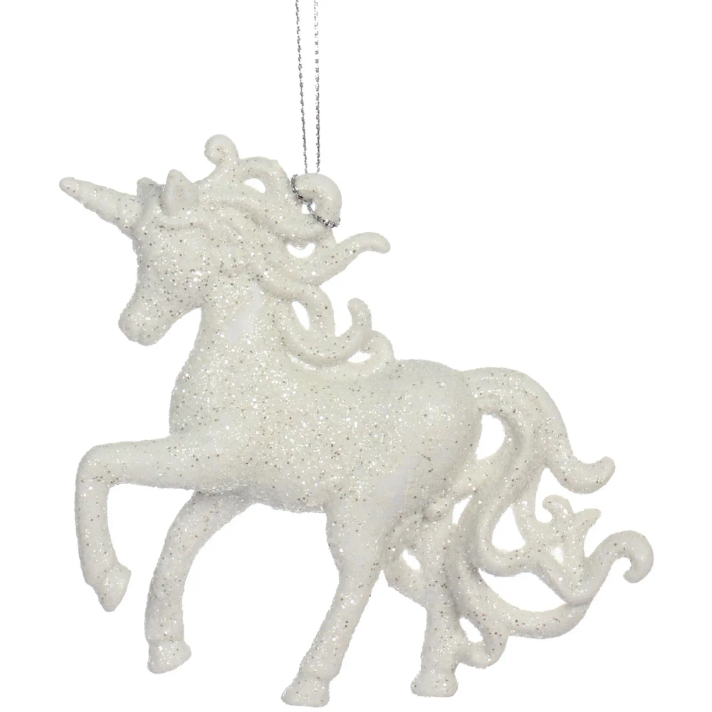 Подвеска «Сияющий единорог» 12 см, Белый