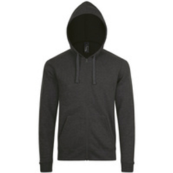 Толстовка унисекс Stone, черный меланж