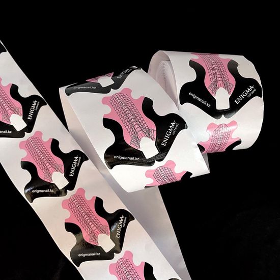 Бумажные формы для моделировния ногтей Enigma 500 шт/уп.