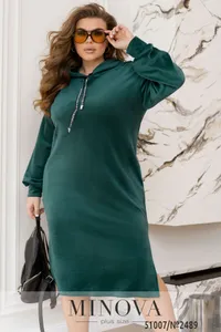 Платье 2489-зеленый Minova