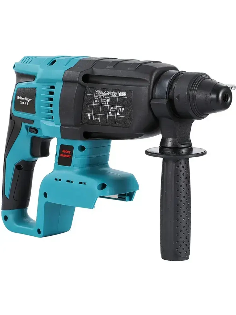 Бесщеточный перфоратор Heimerdinger, 800 Вт, 3.2 Дж, 3 режима, патрон SDS+, LB169, без батареи,4 сверла