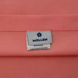 Постельное белье 2 спальное евро Mollen розово-коралловое