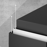 Сейф DELI "ET522" электронный замок + ключ, 430х350х200 мм, 8 кг, черный