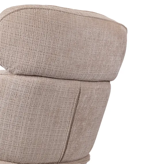 Кресло KING кремовый, шенилл