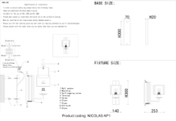 Бра Crystal Lux NICOLAS AP1 NICKEL/WHITE