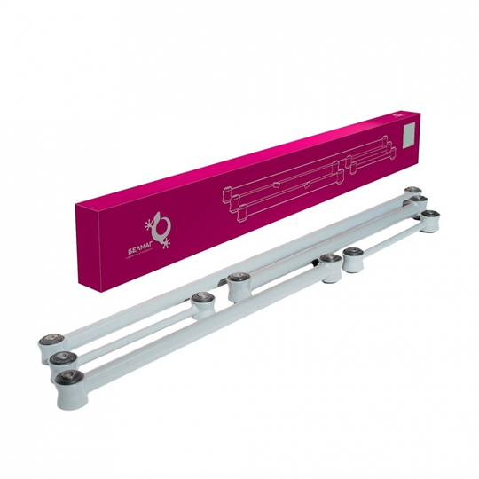 Комплект реактивных штанг задней подвески: Lada 4x4 / Urban, Niva Lada / Legend / Travel. Ударопрочные!