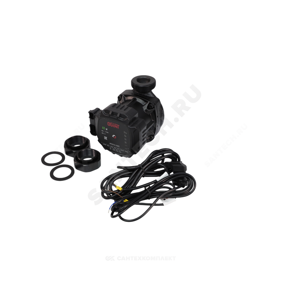 Насос циркуляционный с мокрым ротором HES25-8-130(P) PN10 1х220-240В/50 Гц Ogint