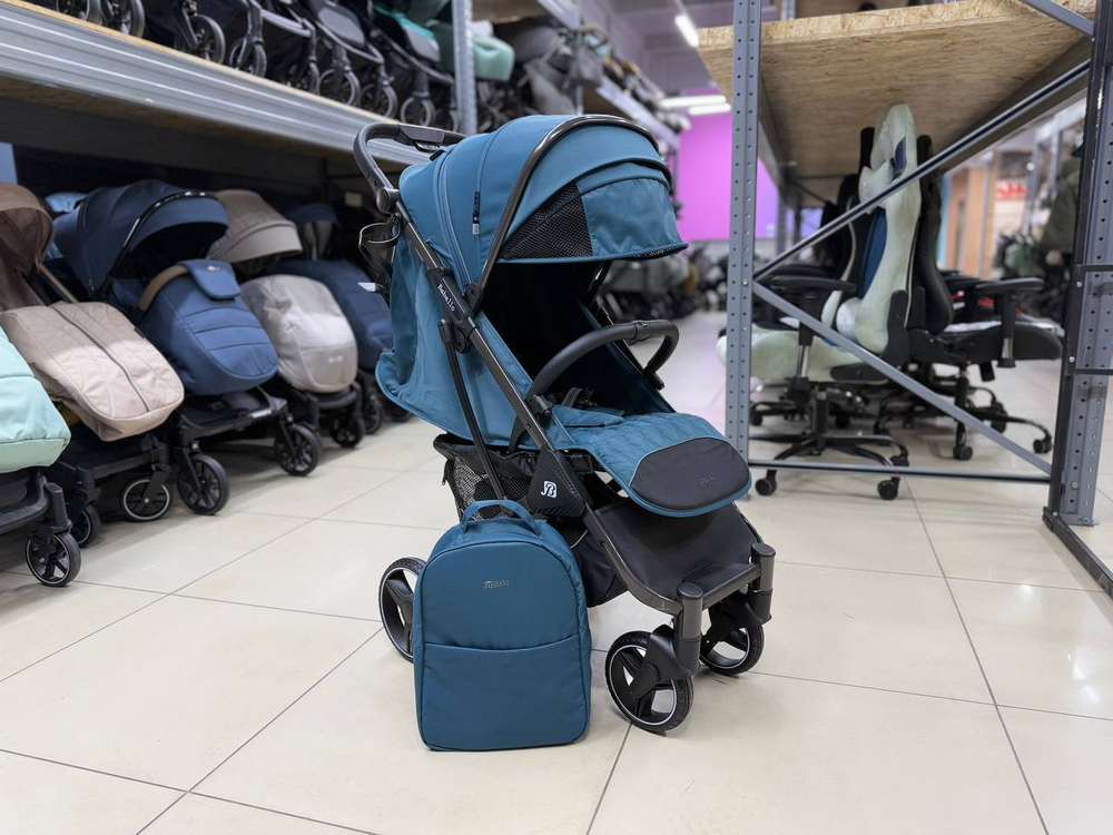 Коляска Baballo Future 2025 (синий/черная рама)