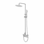 Душевая система BelBagno UNIQUE-VSCM-CRM хром