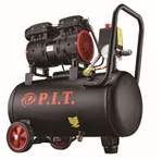 Компрессор PAC24-C1 (0,6кВт, 110 л/мин, 8бар, 24л, 2 цил, 1 вых, пр.привод, безмасл) P.I.T.