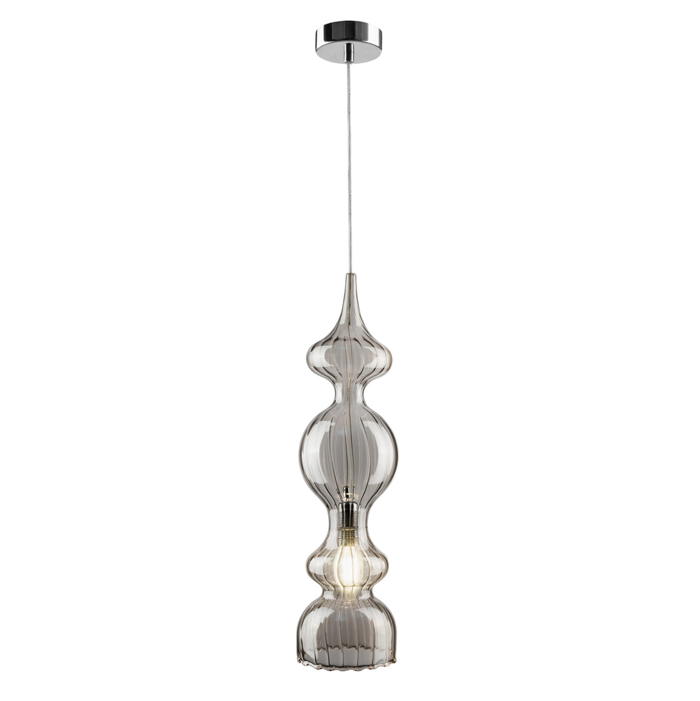 Светильник подвесной Crystal Lux IRIS SP1 A SMOKE