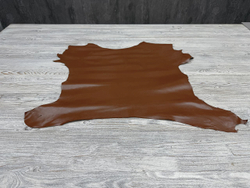 Tropic Cuir (0,9-1,1 мм), цв. Коричневый, натуральная кожа козы