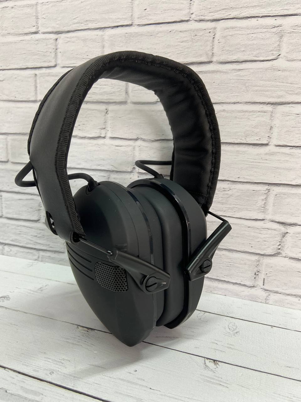 Тактические наушники с шумопоглощением / Черные