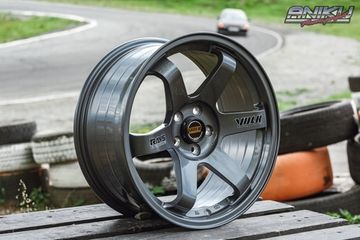 Комплект дисков Volk Racing TE37SL R17 8j ET+35 5*100 Gun metal