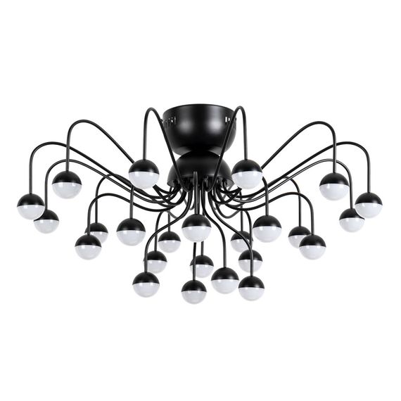 Потолочная светодиодная люстра Arte Lamp Dexter A3619PL-24BK