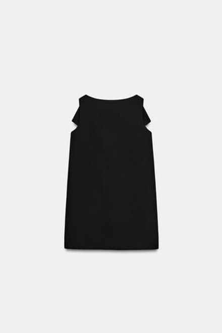 ZARA КОРОТКОЕ ПЛАТЬЕ — ZW COLLECTION, ЧЕРНЫЙ