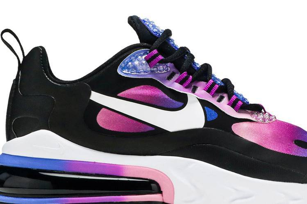 Кроссовки Nike Air Max 270 React Se Magic Flamingo (Женская размерная сетка)