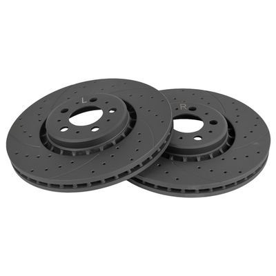 Диск тормозной передний перфорированный PRO-Line с покрытием (компл.2 шт) VOLVO XC90 all 02 /Vent D=336mm GANZ GIJ10059S