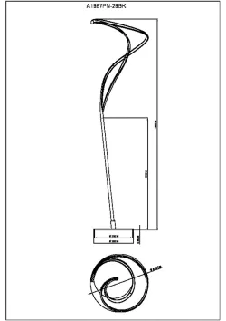 Торшер Arte Lamp HYPERBOLA