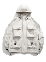 Американская функциональная куртка с капюшоном и множественными накладными карманами