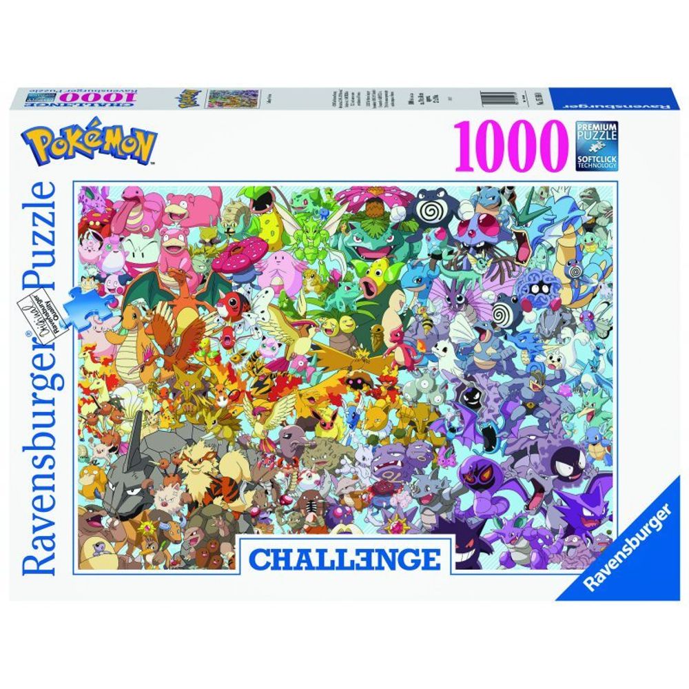 Ravensburger - Puzzle Challenge Pokemon 1000 шт. 151660