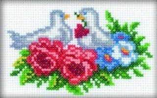"Влюбленные"-H118  вышивка