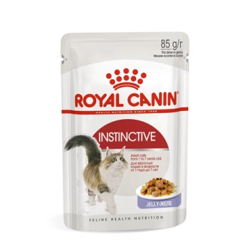 Пауч для кошек в возрасте от 1 года до 7 лет, Royal Canin Instinctive (в желе)