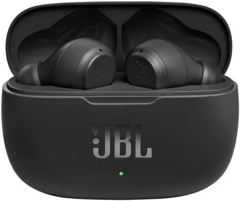 Наушники JBL Wave 200TWS, Bluetooth, внутриканальные, черный [jblw200twsblk]