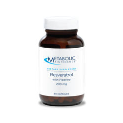 Metabolic Maintenance® Resveratrol with Piperine