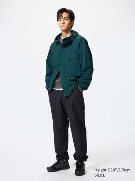 UNIQLO ТЕПЛЫЕ БРЮКИ НА ПОДКЛАДКЕ, ЧЕРНЫЙ