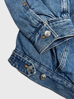 Куртка шерпа Calvin Klein Essential Blue Denim Trucker Casper Blue