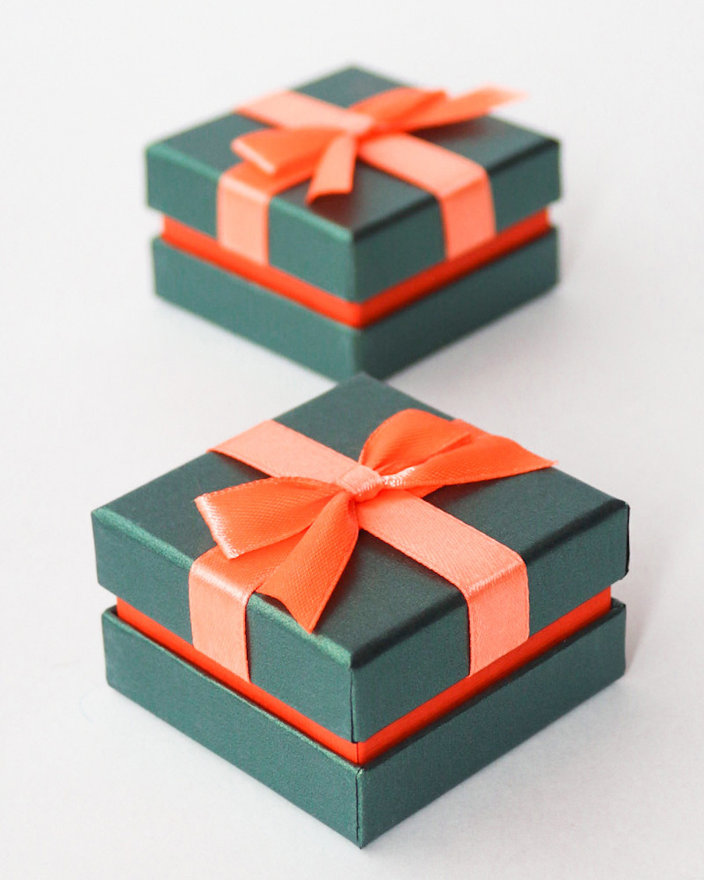 Футляр «Наполеон» из картона с оклейкой под кольцо