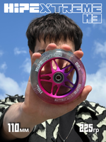 Колесо HIPExtreme H3 mix 110*24 мм, фиолетовый/розовый/прозрачный