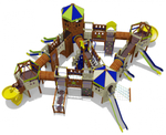 Игровой комплекс для детей 6-12 лет для уличной площадки