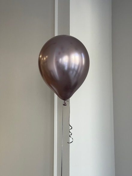 Шар пудрово-розовый латекс