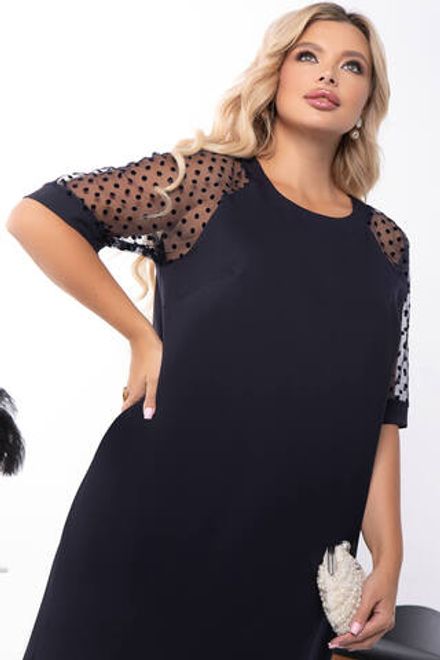 Платье "Дорогое удовольствие" (темно-синее) П7423 LT Collection