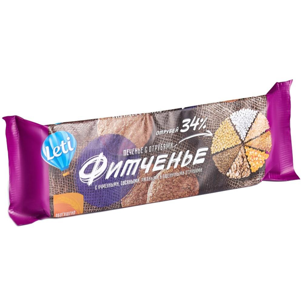 Печенье Фитченье Leti с отрубями 150 гр