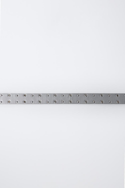 ZARA РЕМЕНЬ С МЕТАЛЛИЧЕСКИМИ ЗАКЛЕПКАМИ, СЕРЕБРИСТЫЙ