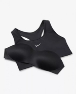 Одежда для тенниса Женская, Спортивный бра NIKE DRI FIT SWOOSH .