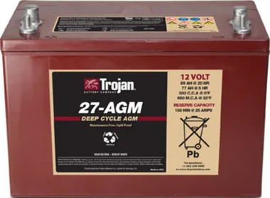 Аккумуляторы Trojan 27-AGM - фото 1