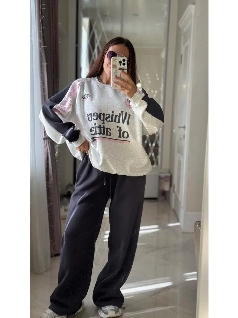 Костюм ATTIRE спортивная двойка свитшот с брюками