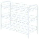 Этажерка для обуви 3 полки 660х280х520мм матовый белый ЭТ5/МБ