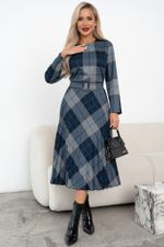 Платье Сильвия (серый/голубой)-50р-р Р11-1086/14 Nikol