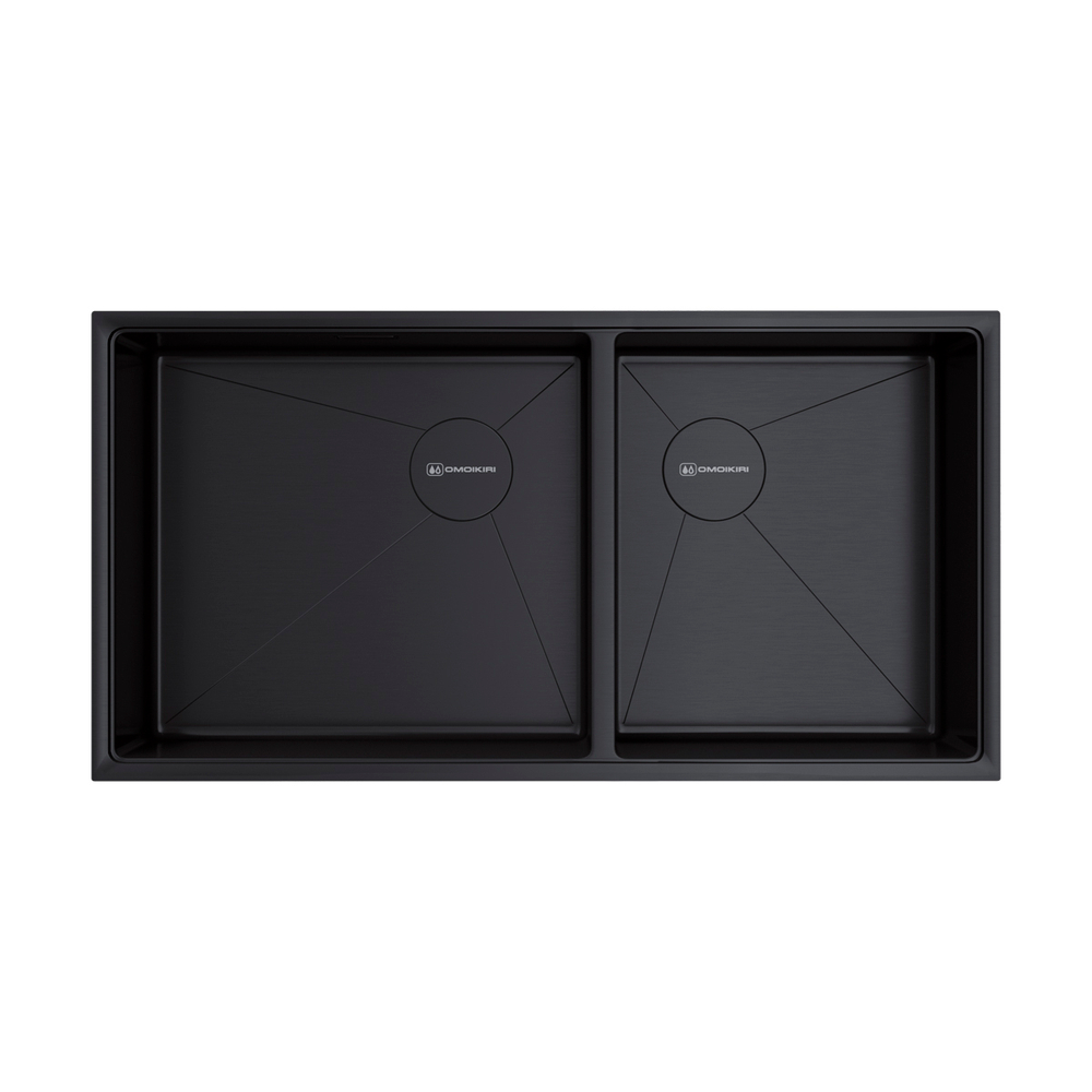 Мойка Omoikiri Taki 85-2-LB-U/IF Side-GB нерж. сталь | Графит