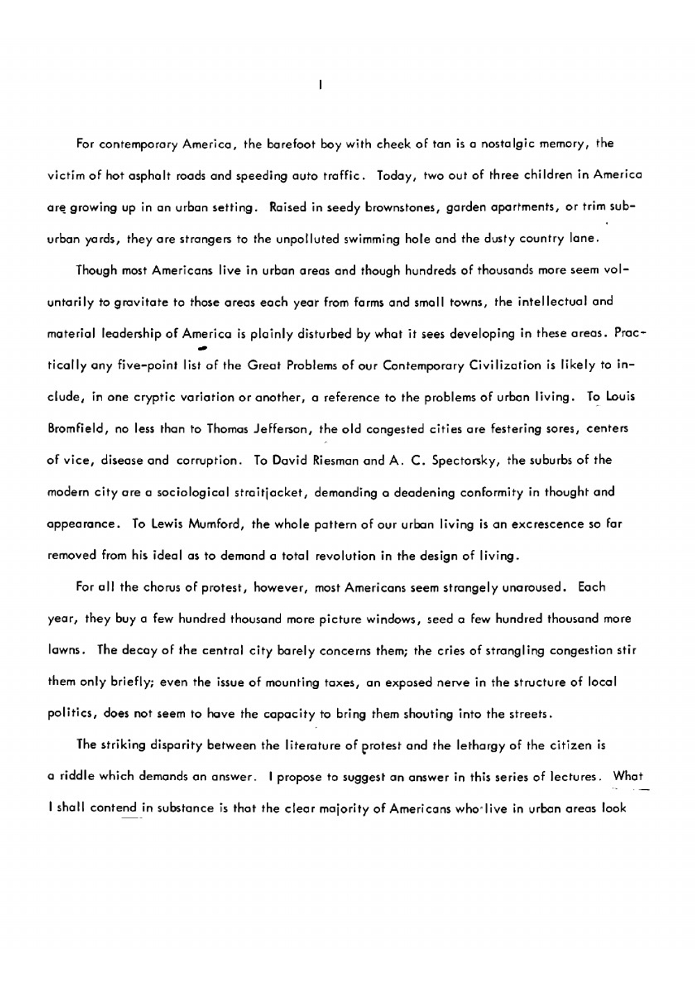 Myth and reality of our urban problems | Raymond Vernon