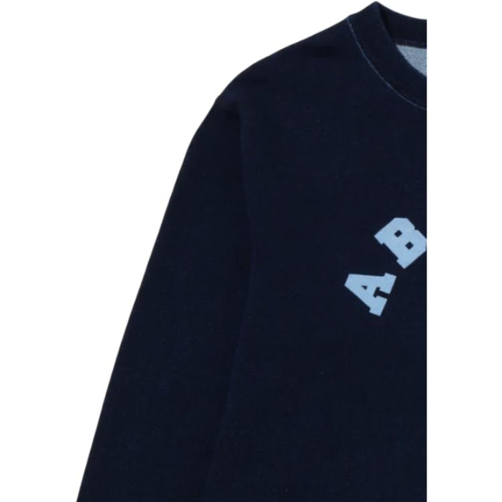 A Bathing Ape Bathing Ape Sweatshirts Long Sleeved Moderate No Fleece Lined Pullover Regular Edition 1m22 113 002