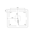 Зеркало IDDIS Edifice, 80 см, ID, ЗЛП107
