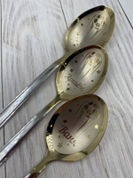 ложка с именем для футболиста