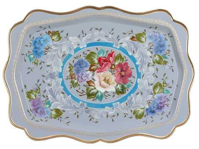 Zhostovo metal tray A22D18052652