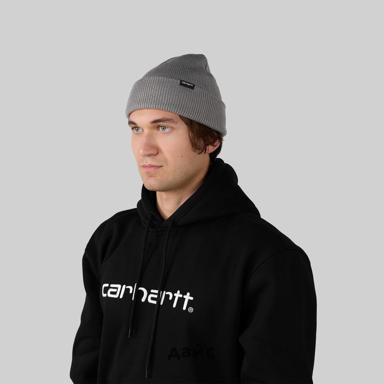 Шапка Carhartt WIP Gordan Beanie артикул:I034236_misty_grey - купить в магазине Дайс